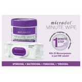 microdot® Minute Wipe Surface Disinfectant Cleaner Premoistened Alcohol Based Manual Pull Wipe 60 Count Soft Pack Alcohol Scent NonSterile (1125755_PK) 60/PK
