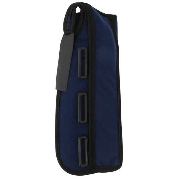 McKesson Wrist / Forearm Brace Aluminum / Nylon / Foam / Flannelette Left Hand Black / Blue One Size Fits Most (1159150_EA) 1/EA