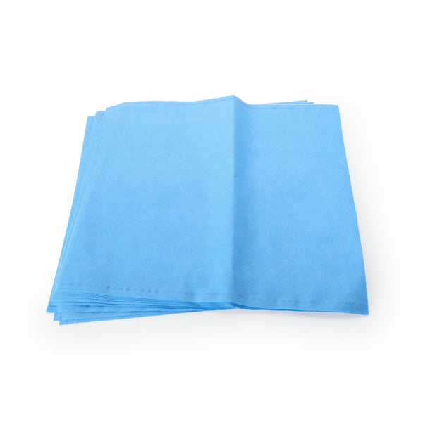 QUICK CHECK* H500 Sterilization Wrap White / Blue 24 X 24 Inch Dual Layer SMS Polypropylene Steam / EO Gas / Hydrogen Peroxide (809418_CS) 120/CS