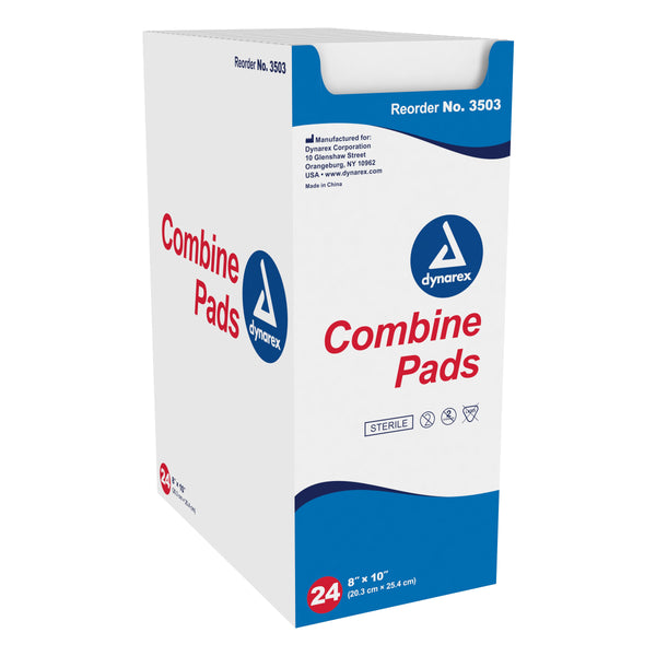 Dynarex® Abdominal Pad 8 X 10 Inch Sterile 1 per Pouch (575181_CS) 15/CS