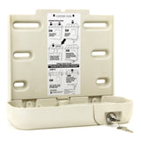 McKesson Prevent® Sharps Container Bracket Plastic Wall Mount Locking (1011864_CS) 2/CS
