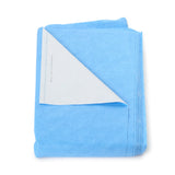 QUICK CHECK* H400 Sterilization Wrap White / Blue 45 X 45 Inch Dual Layer SMS Polypropylene Steam / EO Gas / Hydrogen Peroxide (825785_BG) 24/BG