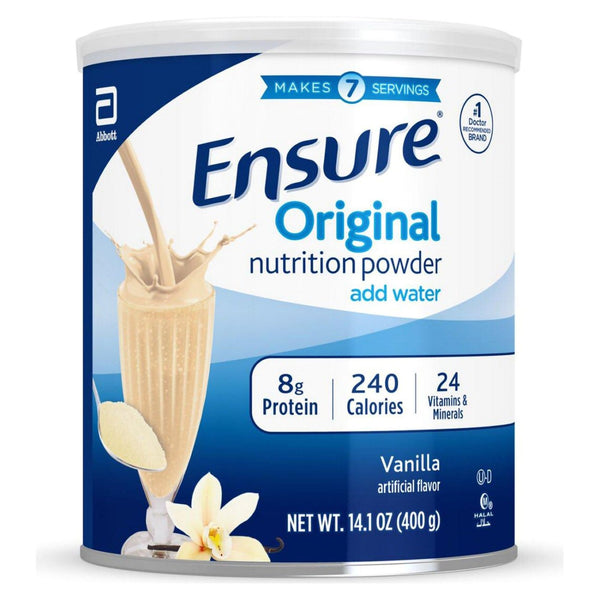 Ensure® Original Oral Supplement Vanilla Flavor Powder 14.1 oz. Can (1257722_CS) 6/CS