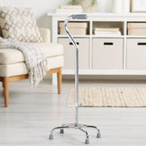 McKesson Large Base Quad Cane Steel 29 to 37-1/2 Inch Height Chrome (1065218_EA) 1/EA