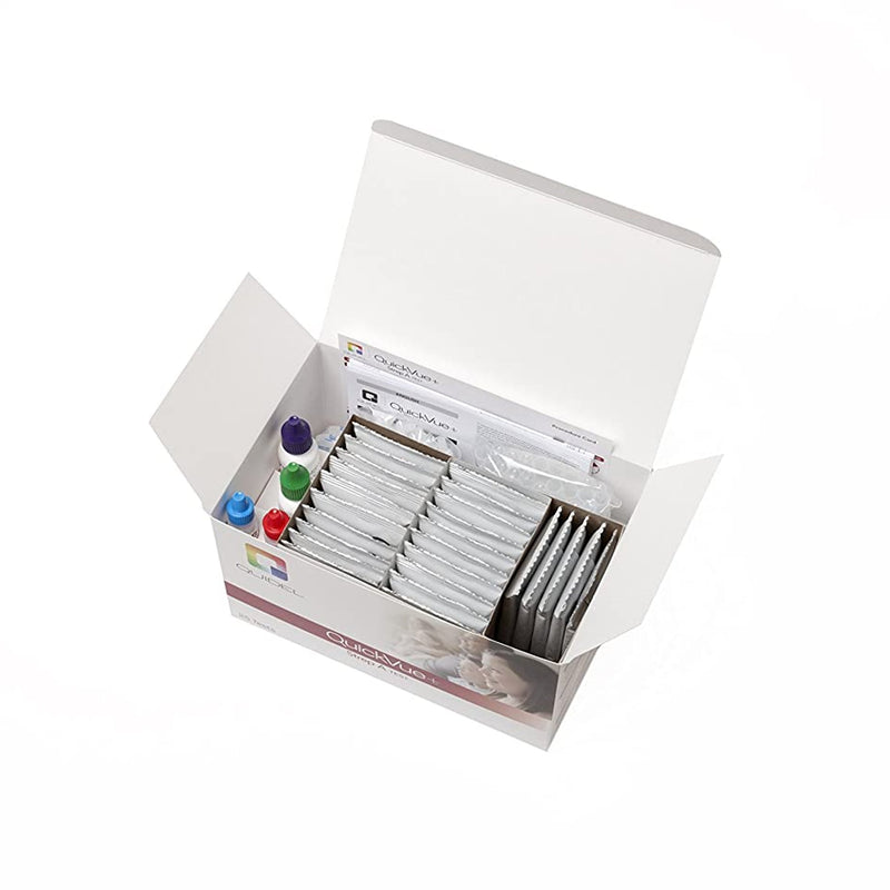 QuickVue+® Strep A Respiratory Test Kit Strep A Test 25 Tests CLIA Non-Waived (447290_KT) 25/KT