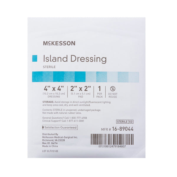 McKesson Island Dressing 4 X 4 Inch Square Sterile (491826_EA) 1/EA