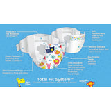 Comfees® Unisex Baby Diaper Size 4 Disposable Moderate Absorbency (907033_BG) 31/BG