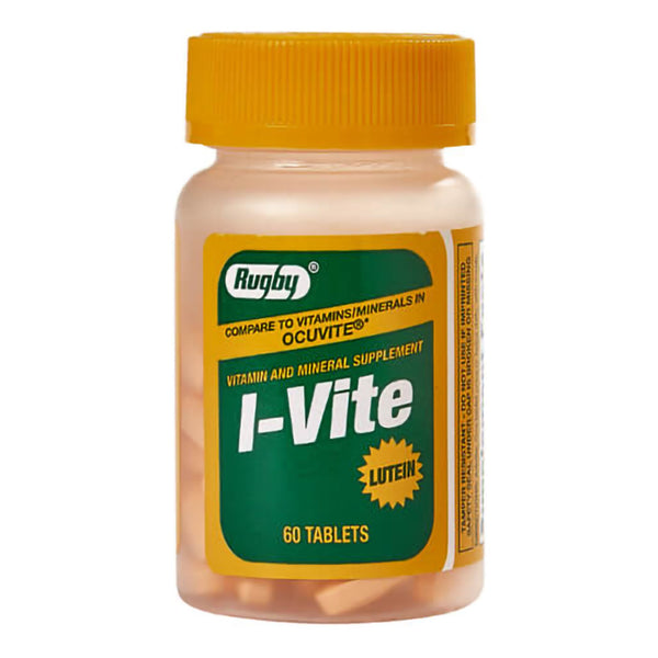 I-Vite Multivitamin Supplement Beta Carotene / Ascorbic Acid 1,000 IU - 200 mg Strength Tablet 60 per Bottle (844533_BT) 1/BT