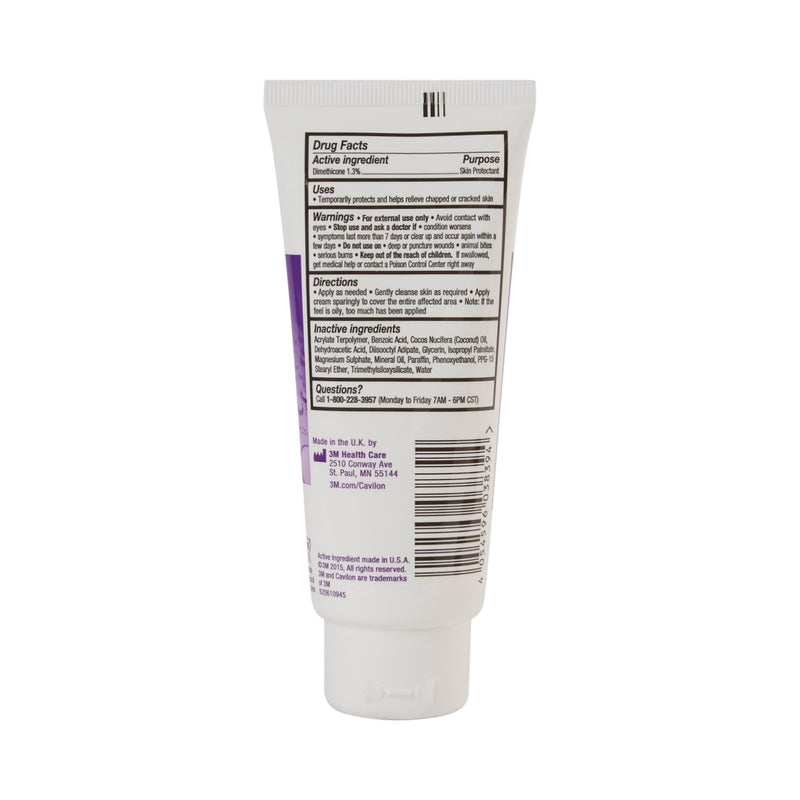 3M™ Cavilon™ Skin Protectant 3.25 oz. Tube Unscented Cream CHG Compatible (806588_EA) 1/EA
