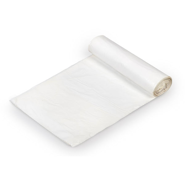 Colonial Bag Tuf Trash Bag 15 gal. White LLDPE 0.50 mil 24 X 32 Inch X-Seal Bottom Coreless Roll (850966_CS) 500/CS