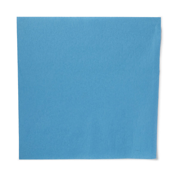 McKesson Sterilization Wrap Blue 15 X 15 Inch Single Layer Cellulose Steam / EO Gas (1156117_BX) 1/BX