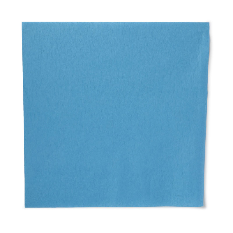 McKesson Sterilization Wrap Blue 15 X 15 Inch Single Layer Cellulose Steam / EO Gas (1156117_BX) 1/BX