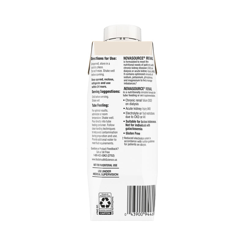 Novasource® Renal Oral Supplement Café Mocha Flavor Liquid 8 oz. Carton (1178534_EA) 1/EA