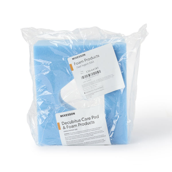 McKesson Head Positioner 9 W X 8 L X 4-1/2 H Inch Foam Freestanding (929212_CS) 24/CS