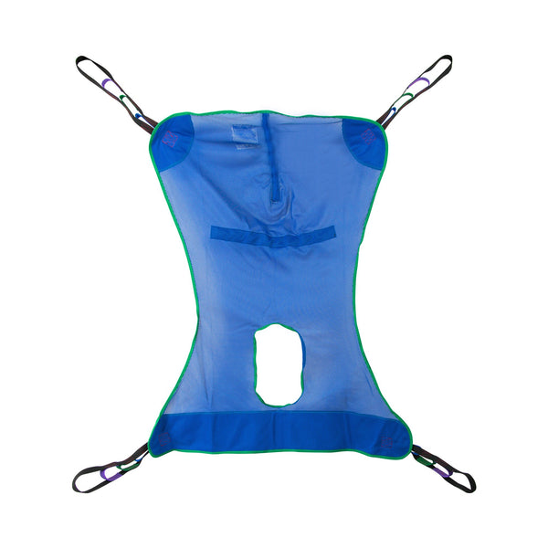 McKesson Full Body Commode Sling 4 or 6 Point Cradle Without Head Support Extra Large 600 lbs. Weight Capacity (1065250_EA) 1/EA