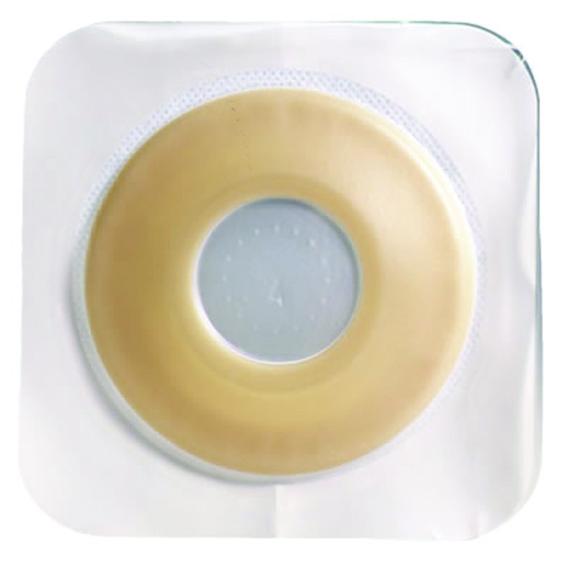 Sur-Fit Natura® Ostomy Barrier Precut, Extended Wear Durahesive® Adhesive 45 mm Flange System Hydrocolloid 1-3/8 Inch Opening 4-1/2 X 4-1/2 Inch (466134_EA) 1/EA
