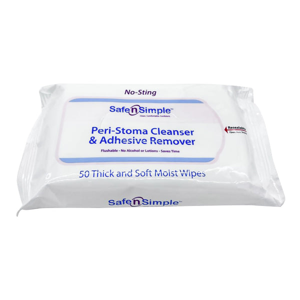 Safe n Simple™ Adhesive Remover Wipe 50 per Pack (704616_CS) 600/CS