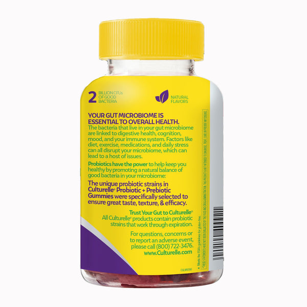 Culturelle® Prebiotic / Probiotic Dietary Supplement 52 per Bottle Gummy (1268962_BT) 1/BT