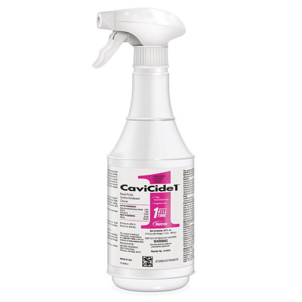 CaviCide1™ Surface Disinfectant Cleaner Alcohol Based Trigger Spray Liquid 24 oz. Bottle Alcohol Scent NonSterile (803720_CS) 12/CS