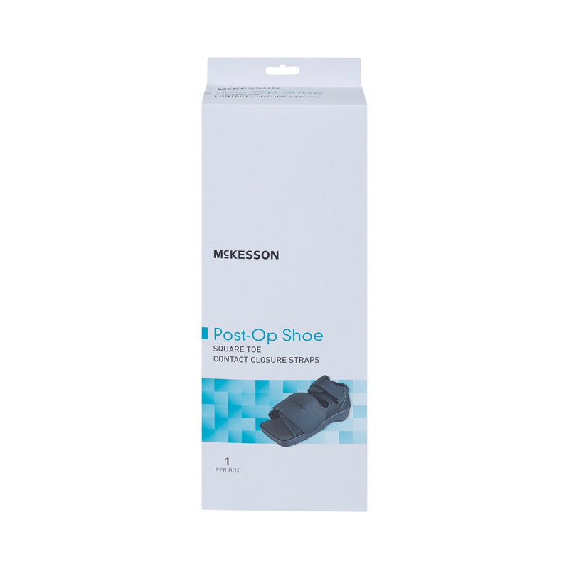 McKesson Post-Op Shoe Medium Unisex Black (1159127_EA) 1/EA