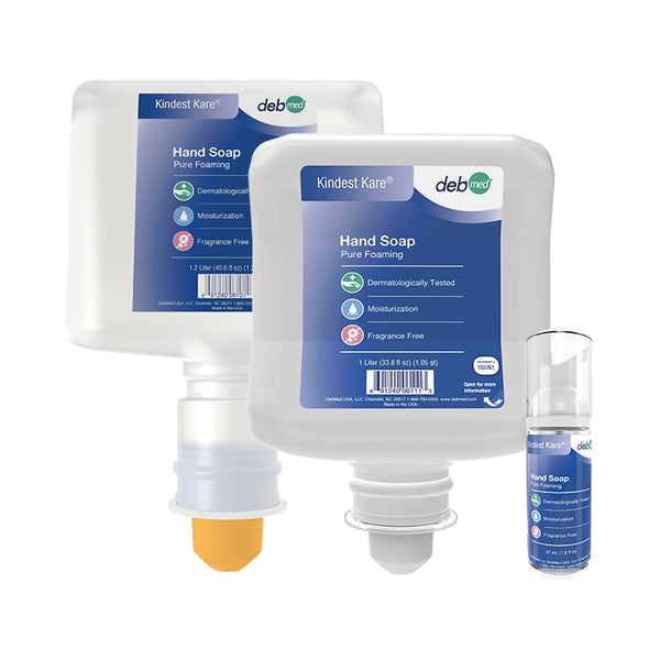 Kindest Kare® PURE Soap Foaming 1,000 mL Dispenser Refill Bottle Unscented (1113609_CS) 6/CS