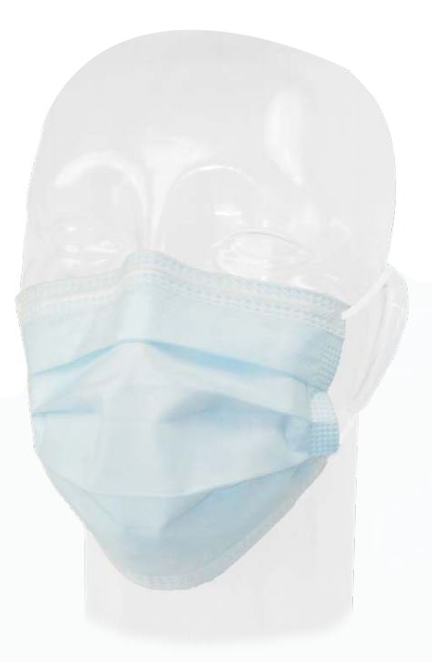 Precept® Procedure Mask ASTM Level 1 Earloops One Size Fits Most (969903_BX) 50/BX