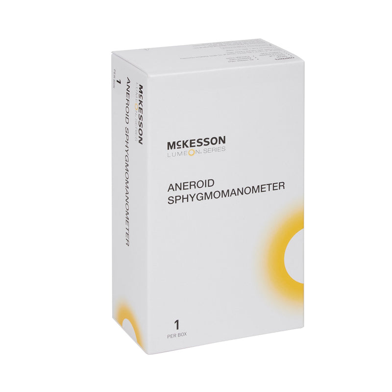 McKesson LUMEON™ Aneroid Sphygmomanometer Unit Adult Cuff Nylon Cuff 23 - 40 cm Pocket Aneroid (803186_CS) 20/CS