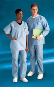 Cardinal Scrub Pants Straight Leg Large Blue Unisex (874010_CS) 60/CS