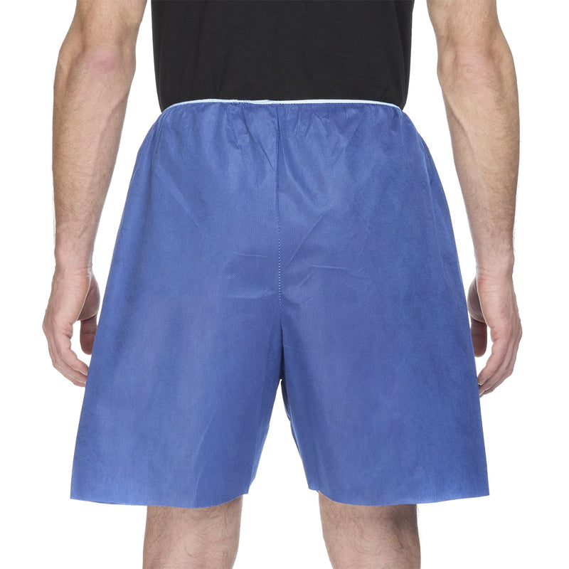 McKesson Exam Shorts 2X-Large Blue SMS Adult Disposable (1197332_BG) 25/BG