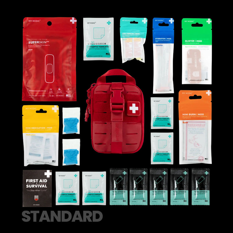 My Medic™ Sidekick First Aid Kit Red Soft Bag (1234453_EA) 1/EA