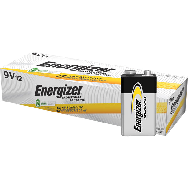 Energizer® Alkaline Battery 9V Cell 9V Disposable (258468_EA) 1/EA