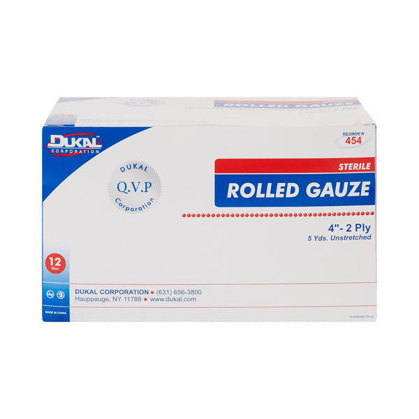 Dukal™ Conforming Bandage 4 Inch X 5 Yard 2-Ply Sterile 1 per Pack (529182_BG) 12/BG