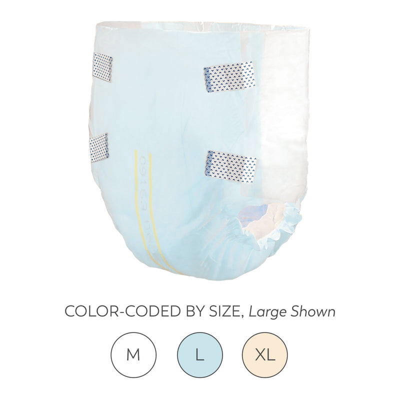 Tranquility® Essential Unisex Incontinence Brief Medium Disposable Moderate Absorbency (884706_BG) 25/BG