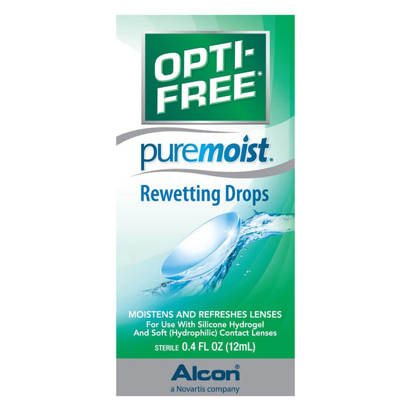 Opti-Free® Pure Moist® Contact Lens Solution 0.4 oz. Solution (798866_EA) 1/EA