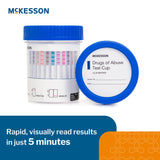 McKesson Drugs of Abuse Test Kit AMP, BAR, BUP, BZO, COC, mAMP/MET, MDMA, MOP300, MTD, OXY, PCP, THC (OX, pH, SG) 25 Tests CLIA Waived (1101519_BX) 25/BX
