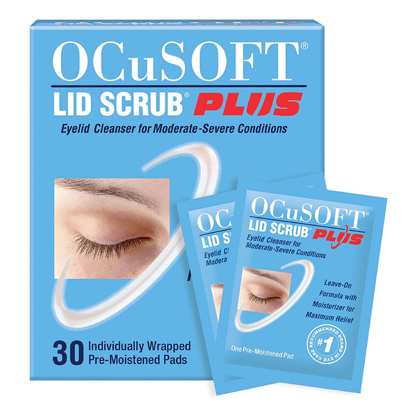 OCuSOFT® Lid Scrub® Plus Eyelid Cleanser 30 per Box Wipe (713995_BX) 30/BX