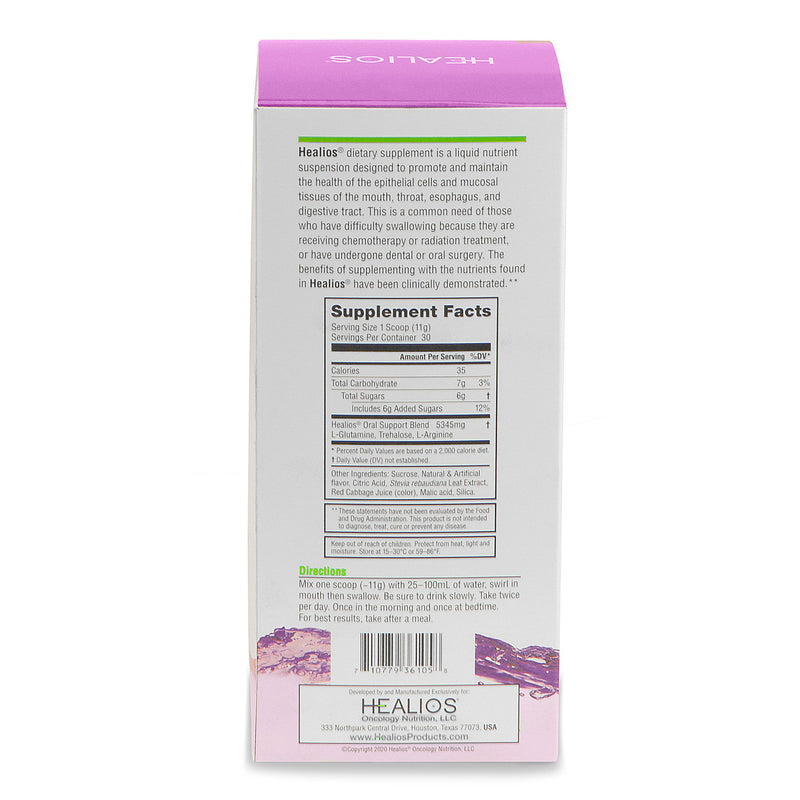 Healios® Oral Supplement Grape Flavor Powder 11.64 oz. Jar (1218418_EA) 1/EA
