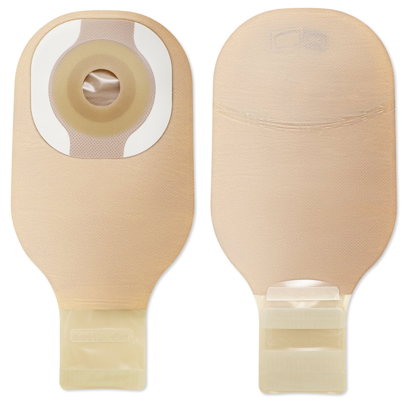 Premier™ Ostomy Pouch One-Piece System 12 Inch Length Convex, Pre-Cut 1 Inch Stoma Drainable (998988_BX) 5/BX