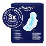 Always® Maxi Feminine Pad Overnight Heavy Absorbency (785309_PK) 20/PK