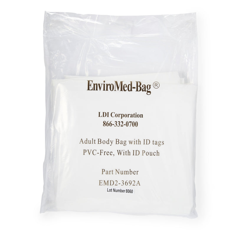 EnviroMed-Bag® Post Mortem Bag 36 W X 92 L Inch One Size Fits Most Olefin Film Zipper Closure, Envelope Style (669228_CS) 12/CS