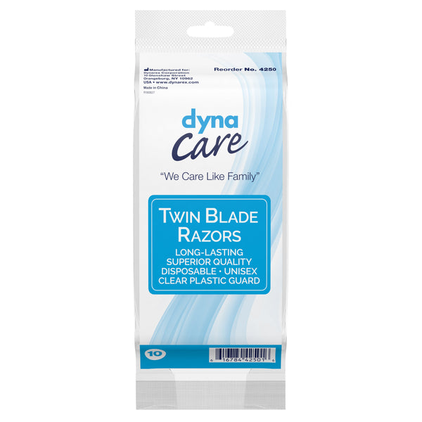 dyna Care Personal Razor Single Edge Twin Blade NonSterile Disposable (826659_CS) 300/CS