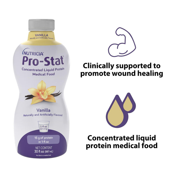 Pro-Stat® Oral Supplement Vanilla Flavor Liquid 30 oz. Bottle (558704_CS) 6/CS