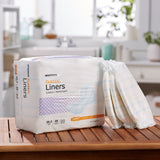 McKesson Classic Incontinence Liner 25-1/5 Inch Length Light Absorbency Polymer Core One Size Fits Most (1187896_CS) 80/CS