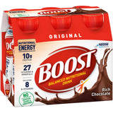 Boost® Original Oral Supplement Rich Chocolate Flavor Liquid 8 oz. Bottle (1107869_CS) 24/CS