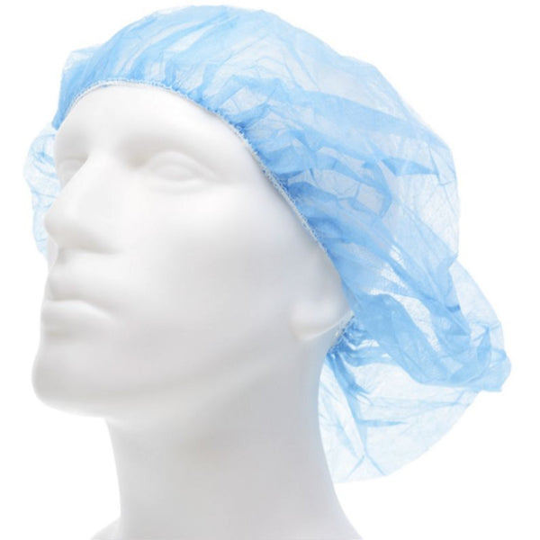 Cardinal Health™ Bouffant Cap One Size Fits Most Blue Elastic Closure (269573_CT) 75/CT