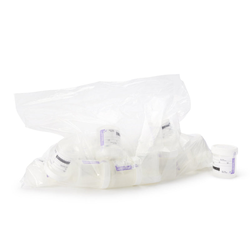 Samco™ Wide-Mouth Bio-Tite™ Specimen Container 55 mm Opening 90 mL (3 oz.) Screw Cap Patient Information Sterile (1121109_PK) 100/PK