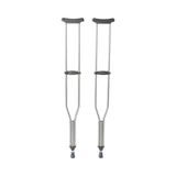 McKesson Underarm Crutches Tall Adult 5 Foot 10 Inch to 6 Foot 6 Inch User Height Aluminum Frame 350 lbs. Weight Capacity (1065232_PR) 1/PR