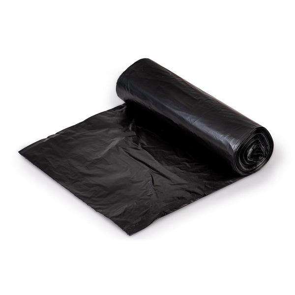 Colonial Bag Trash Bag 45 gal. Black HDPE 22 Mic. 40 X 48 Inch X-Seal Bottom Coreless Roll (864224_CS) 10/CS