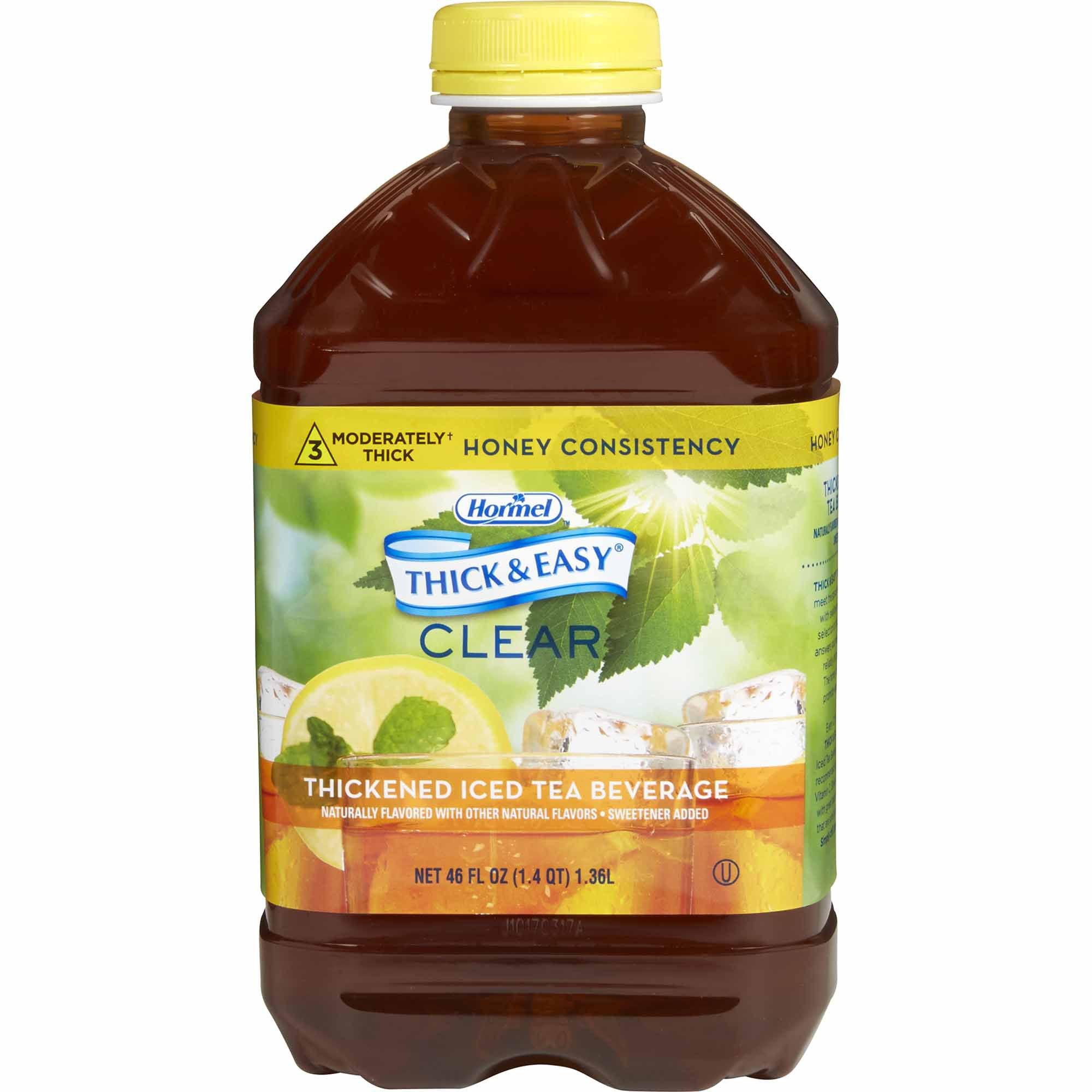 Thick & Easy® Thickened Beverage 46 oz. Bottle Iced Tea Flavor Liquid ...