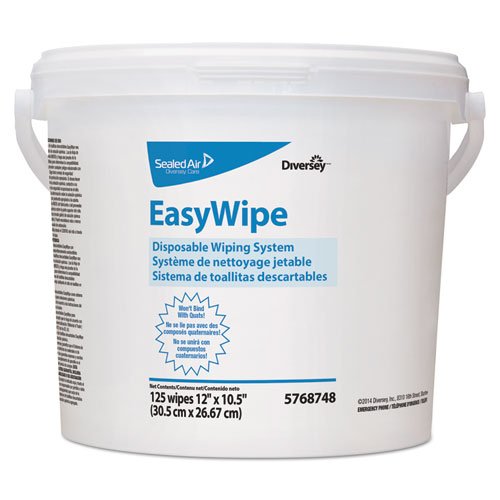 Diversey™ EasyWipe Task Wipe Refill 125 Count Pail 8-5/8 X 24-7/8 Inch ...